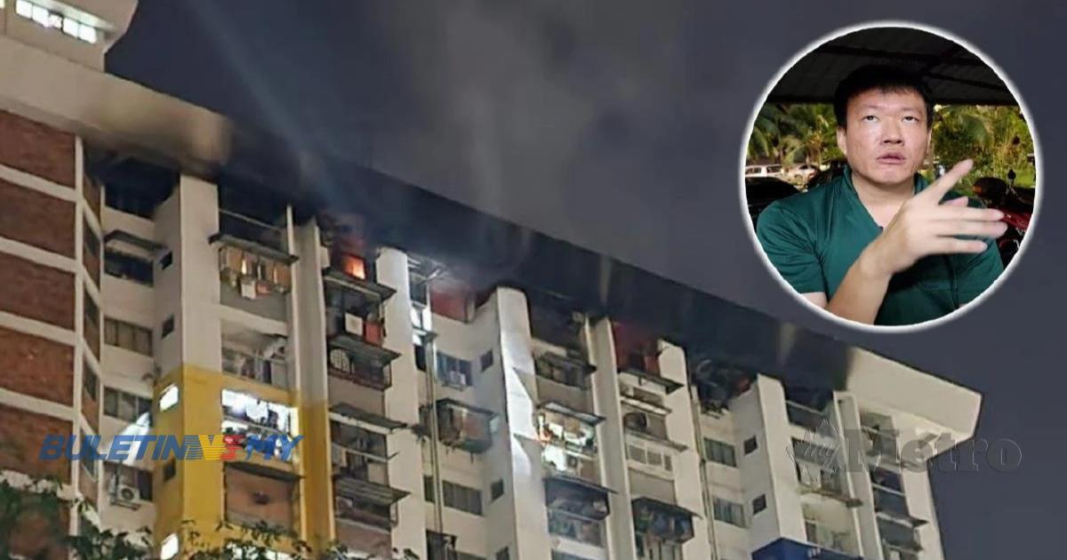 Kebakaran Flat Sri Sabah: Ingatkan bau mercun, rupanya rumah jiran terbakar