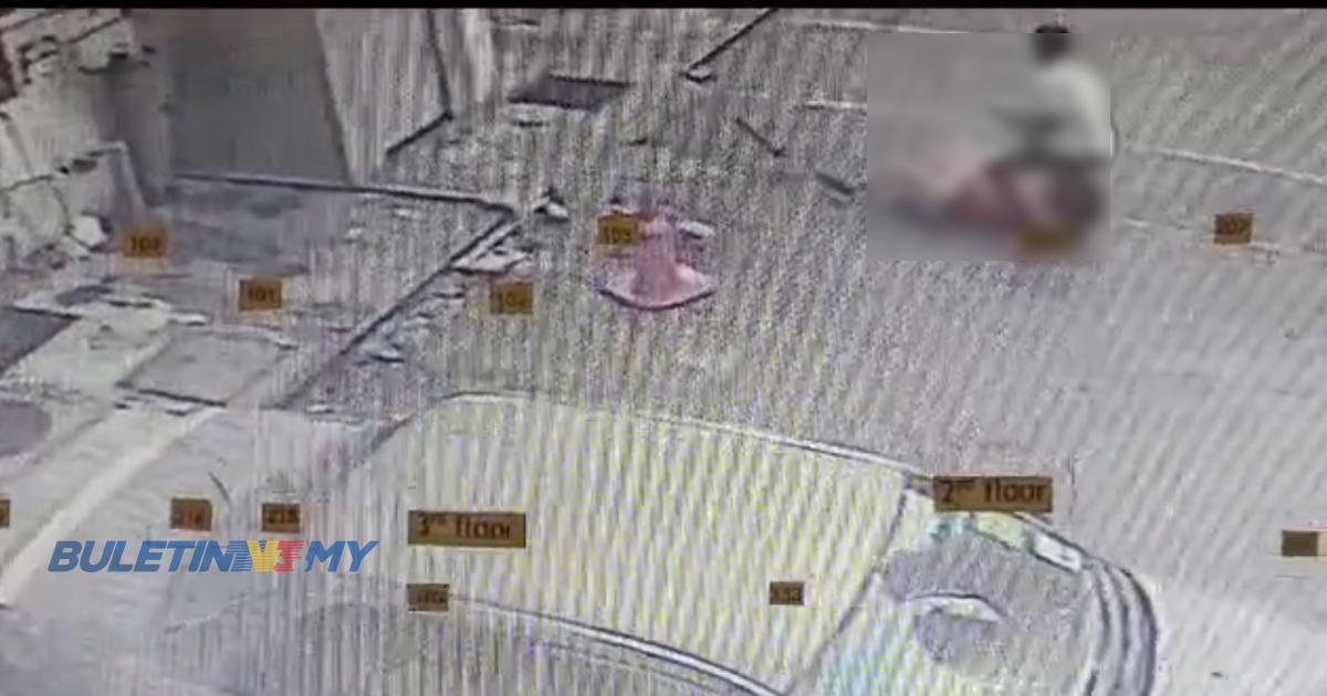 [VIDEO] Lelaki pukul, samun wanita di lorong belakang bank ditahan