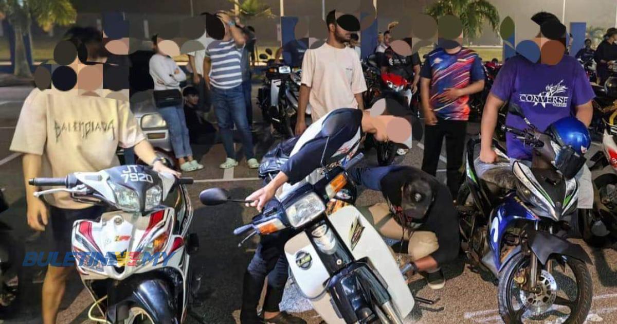 OP Samseng Jalanan: 69 motosikal disita, 2 ditahan disyaki terbabit dadah