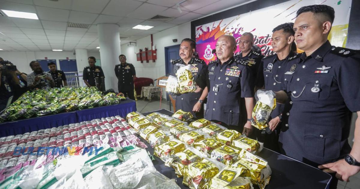 Polis rampas RM7.6 juta dadah dalam tiga kondo mewah