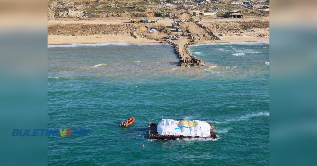 Kapal pertama bawa bantuan makanan tiba di Gaza