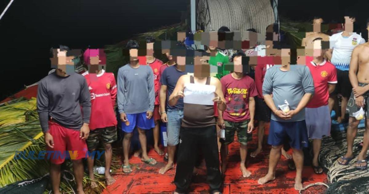 11 nelayan asing positif dadah ditahan di perairan Mersing