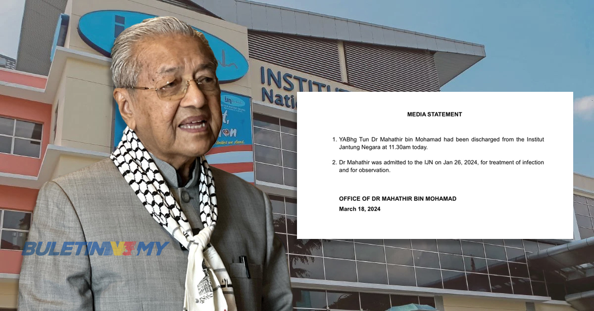 Tun Dr Mahathir dibenar keluar IJN