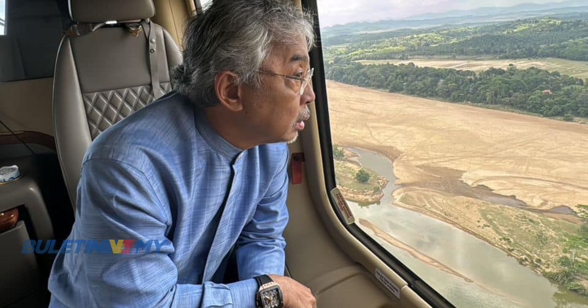 El Nino: Al-Sultan Abdullah tinjau Sungai Pahang, titah adakan solat hajat