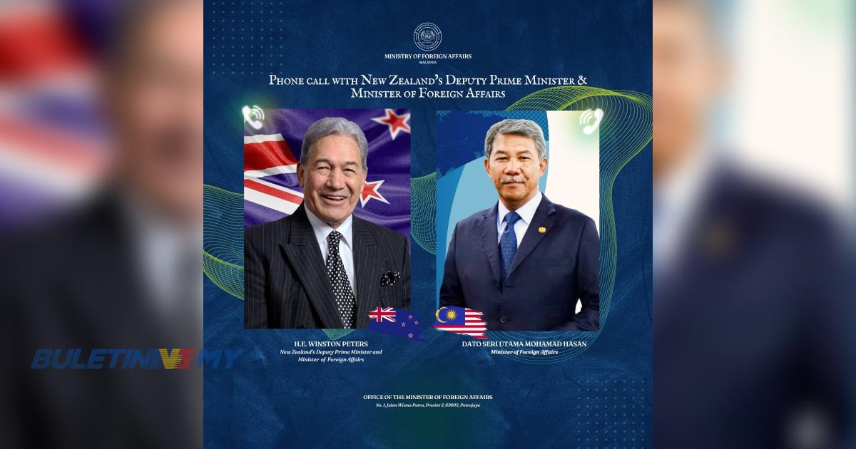 Malaysia, New Zealand bincang usaha kukuhkan hubungan dua hala