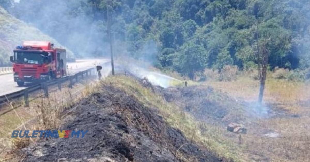Kebakaran hutan di R&R Bintang Hijau Sungai Rui telah dipadamkan sepenuhnya