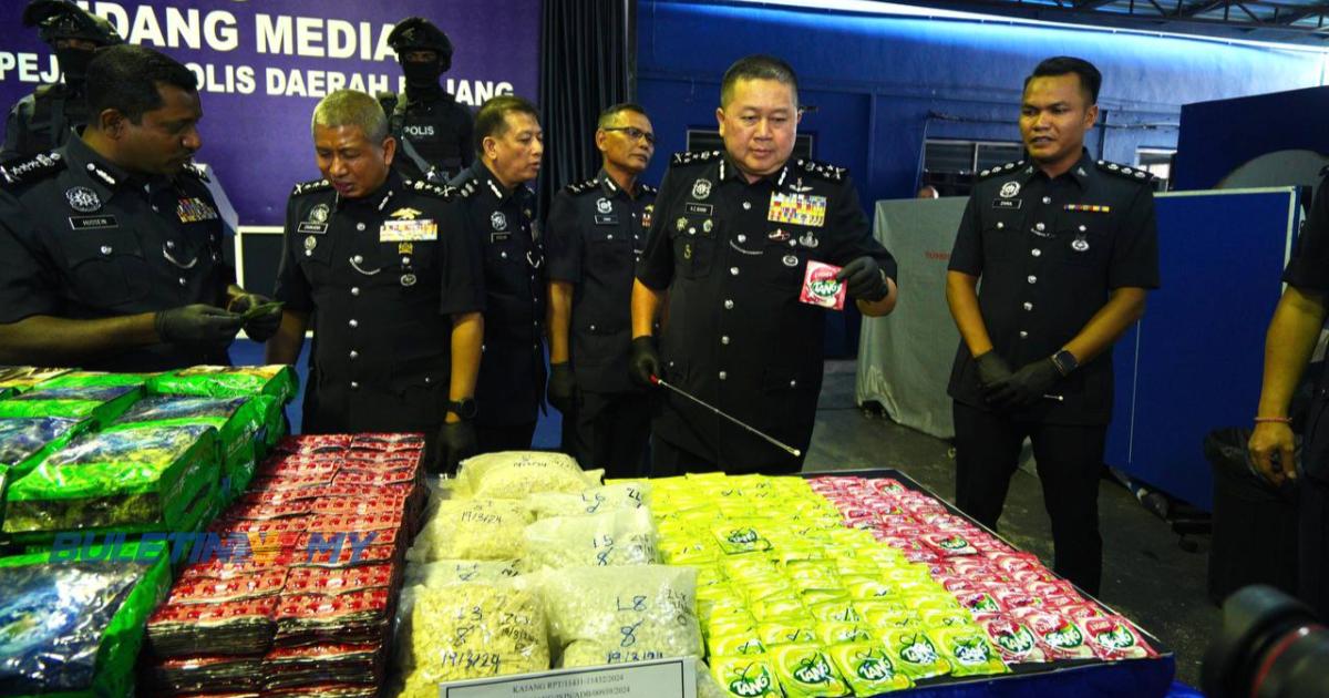 Rampasan dadah terbesar RM14.15 juta, dua ditahan 