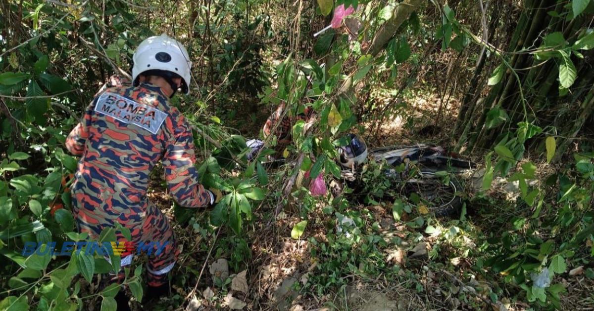 Bomba bantu lelaki Myanmar; motosikal jatuh tebing