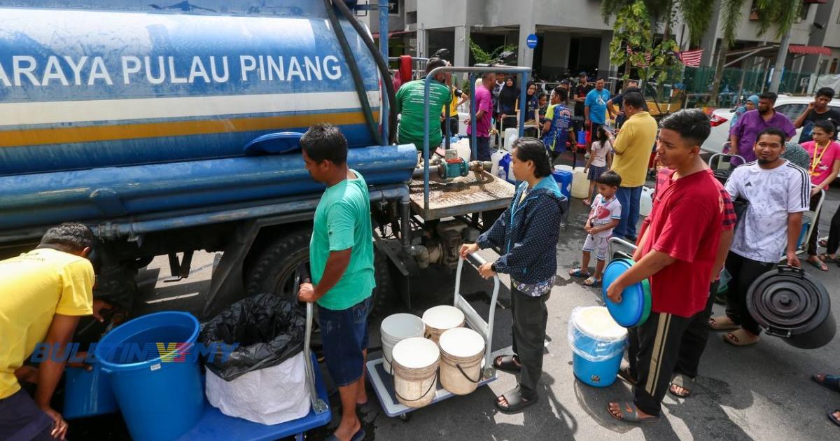 Penduduk Pulau Pinang diminta kurangkan penggunaan air 10 peratus serta merta
