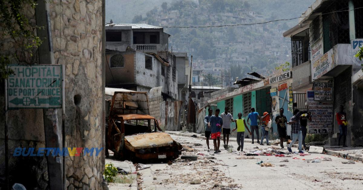 Ketua geng Haiti maut bertempur dengan polis