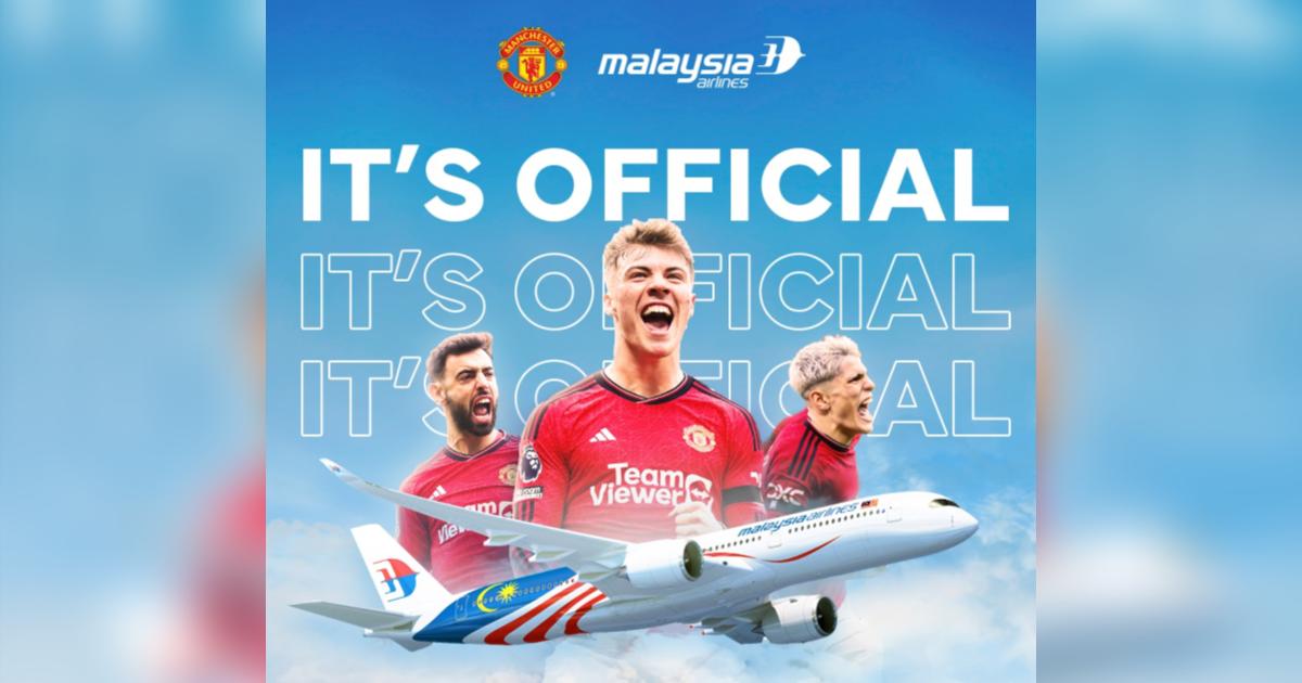 Malaysia Airlines kini penerbangan rasmi Manchester United