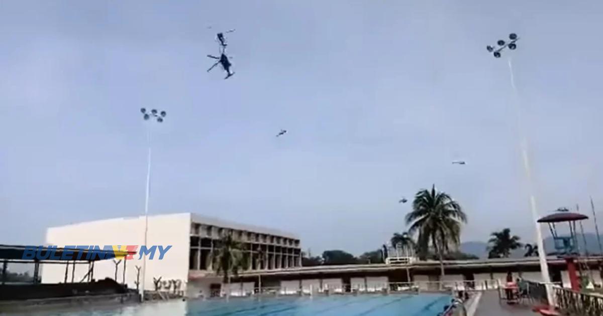 Helikopter terhempas: Anggota TLDM dalam kolam renang turut cedera terkena serpihan helikopter