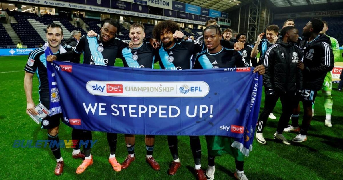 Leicester rangkul gelaran juara Liga Kejuaraan, kembali ke EPL
