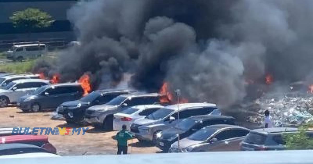 Cuaca panas punca 19 kenderaan terbakar di lapangan terbang Manila