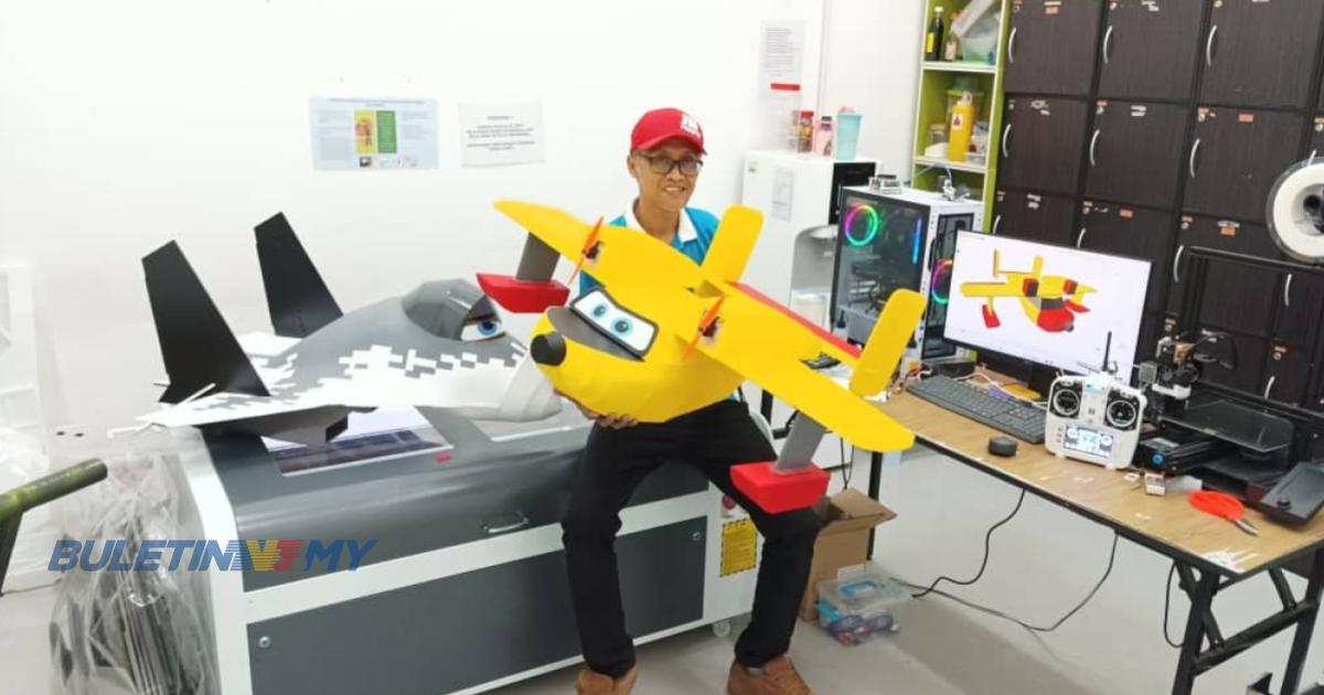 Kapal terbang kawalan jauh ciptaan anak jati Johor tembusi pasaran antabangsa