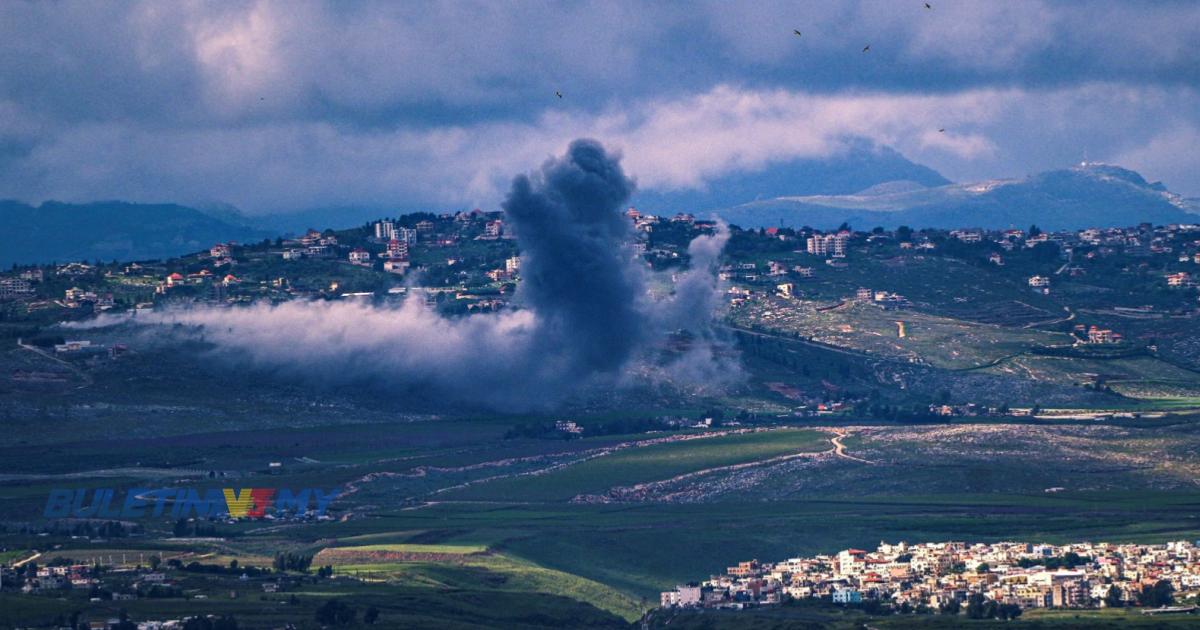 Israel bedil 40 roket ke selatan Lubnan