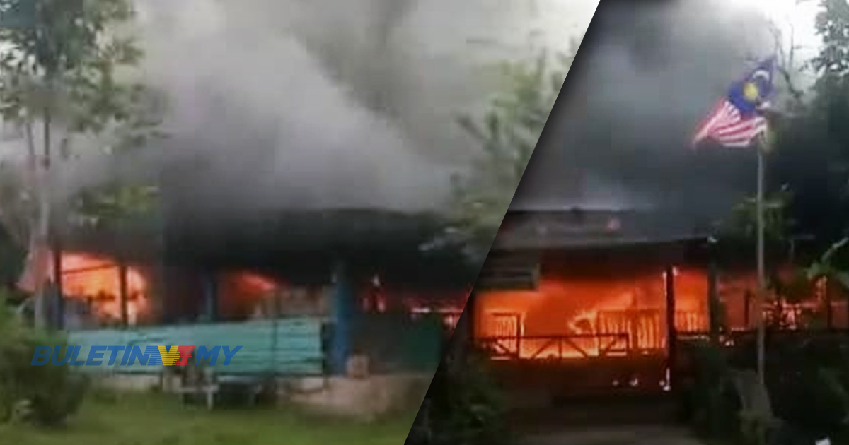 [VIDEO] Kedai makan di Kalabakan terbakar, seorang lelaki melecur