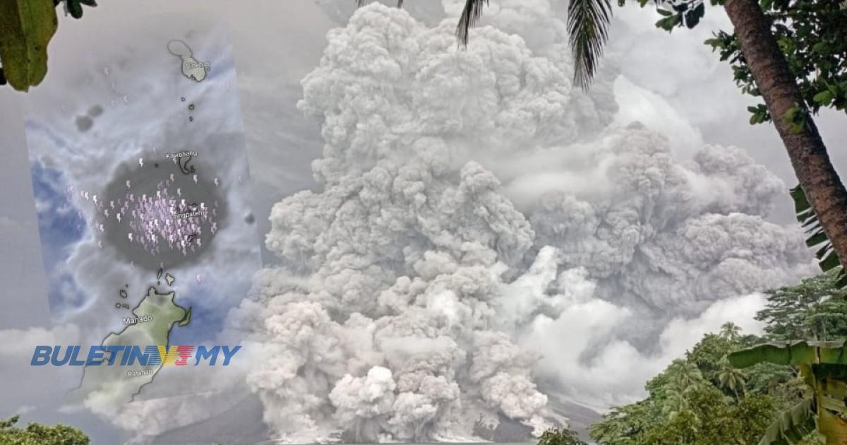 [VIDEO] Gunung berapi Ruang di Indonesia meletus lagi, status amaran paling tinggi dikeluarkan
