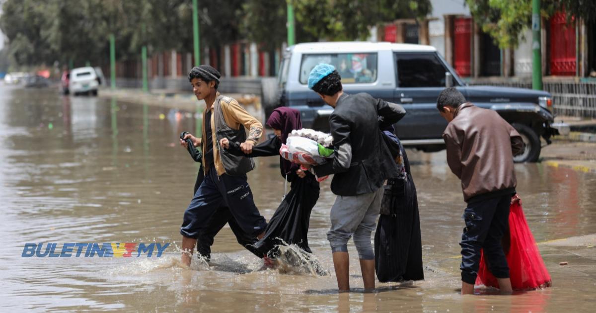 Banjir ragut 4 nyawa di Yemen