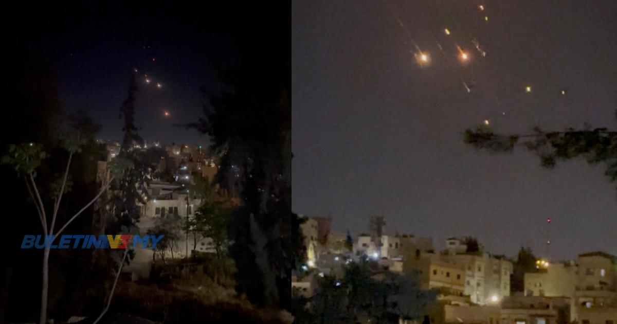 Lebih 300 dron, peluru berpandu Iran sasar Israel