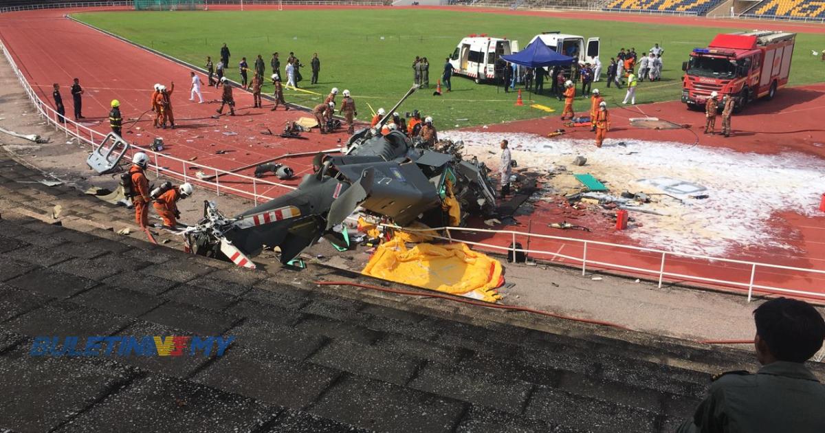 Helikopter terhempas: Identiti 10 mangsa sedang dikenal pasti – Khaled Nordin