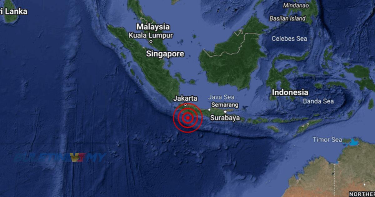 Gempa bumi di Jawa; Tiada ancaman tsunami kepada Malaysia