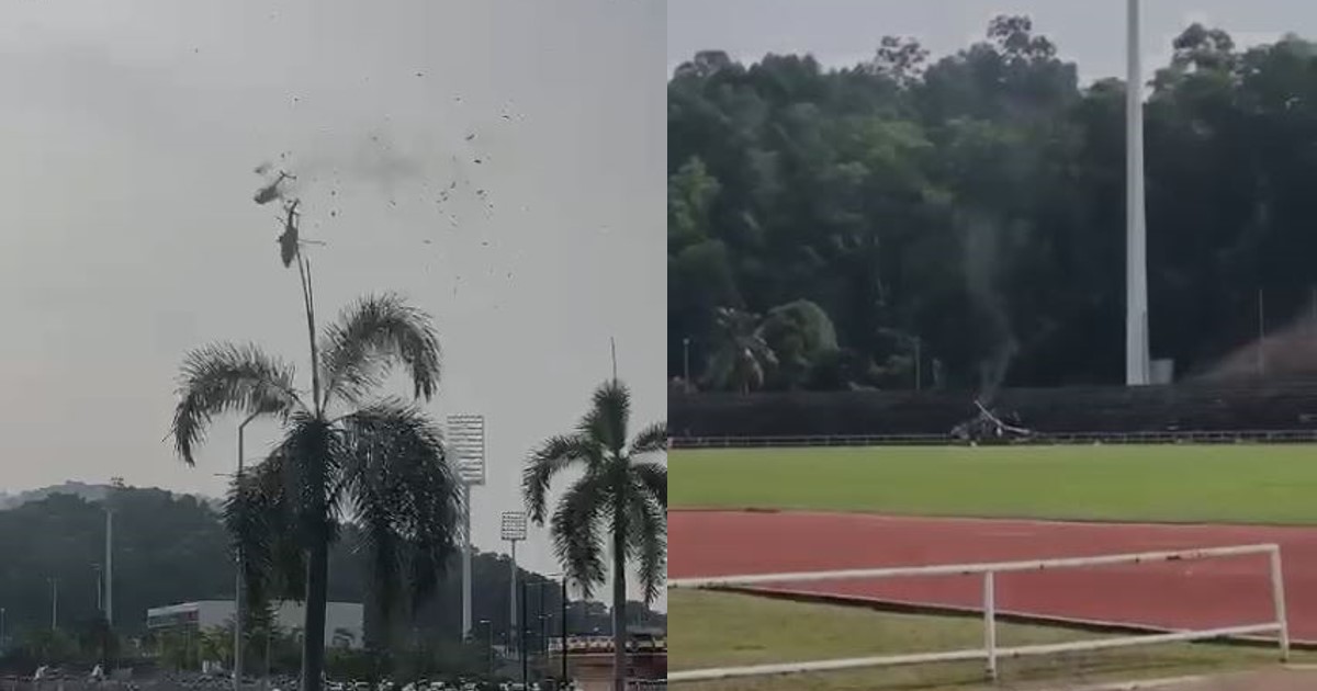 Antara nahas helikopter terhempas di Malaysia