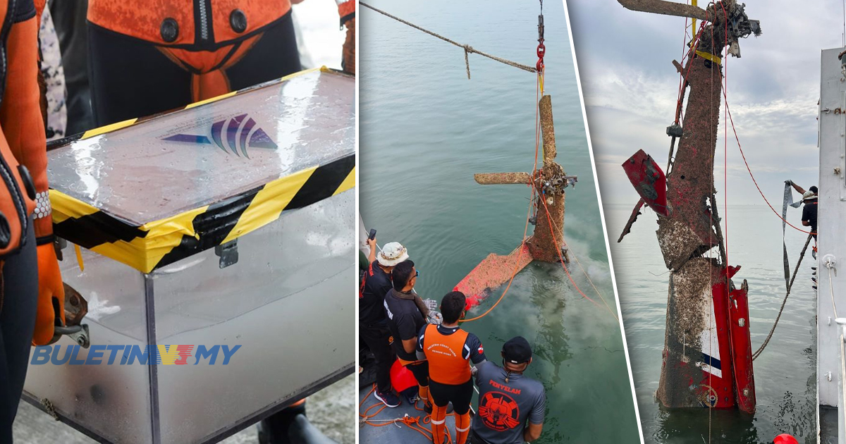 Insiden Pulau Angsa: Kotak hitam helikopter Maritim Malaysia ditemui