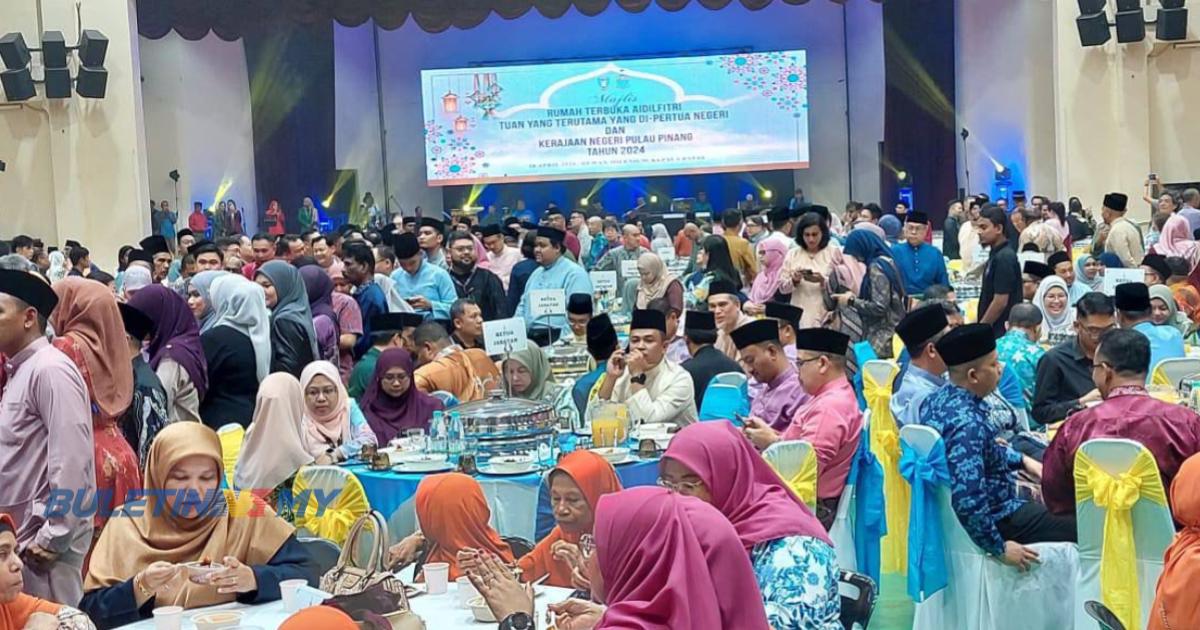 10,000 rakyat berbilang kaum meriahkan rumah terbuka Aidilfitri Pulau Pinang