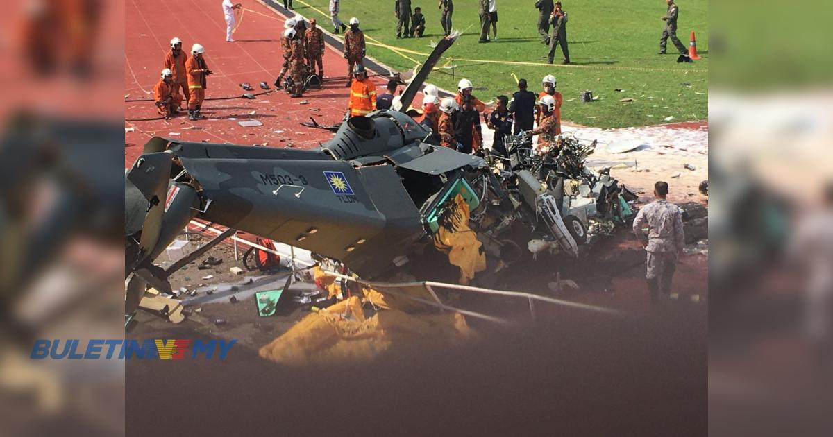 Dua Pegawai Pemerintah Skuadron Helikopter TLDM antara 10 korban tragedi