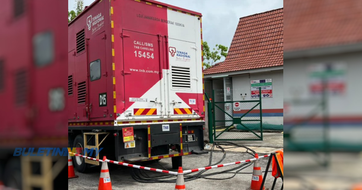 88 generator disedia TNB atasi gangguan elektrik di Kelantan