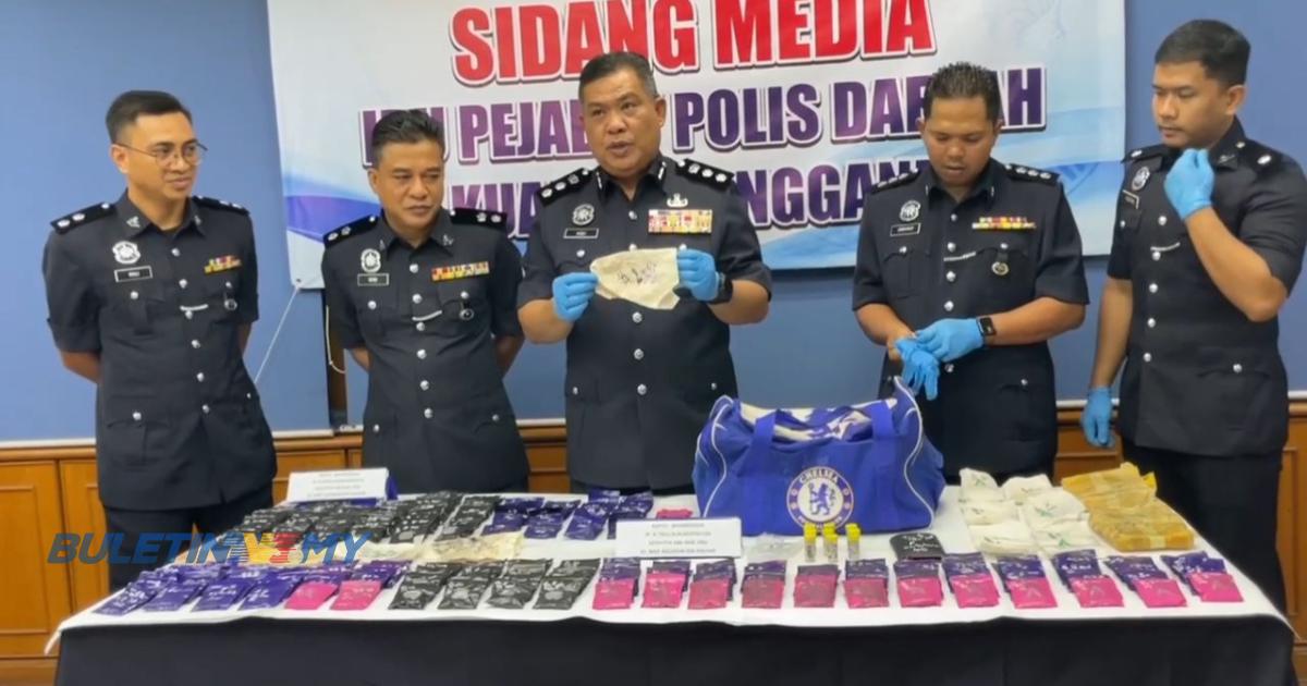 Polis rampas pil kuda, heroin bernilai hampir RM400,000