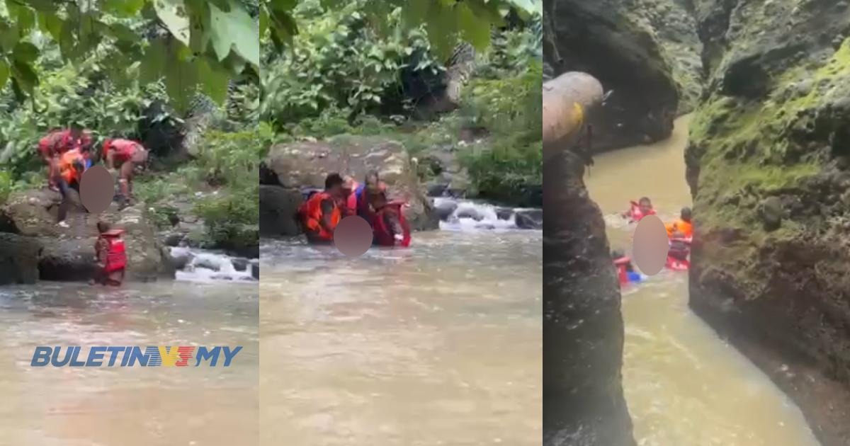 [VIDEO] Tragedi kepala air di Lembah Maksina, operasi bawa keluar mayat ambil masa 5 jam