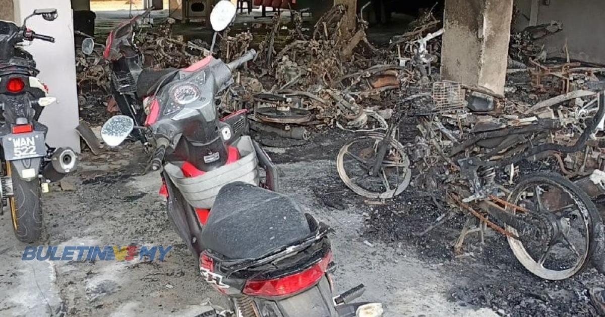 Kebakaran 26 motosikal: Tunggu laporan forensik bomba untuk ketahui punca