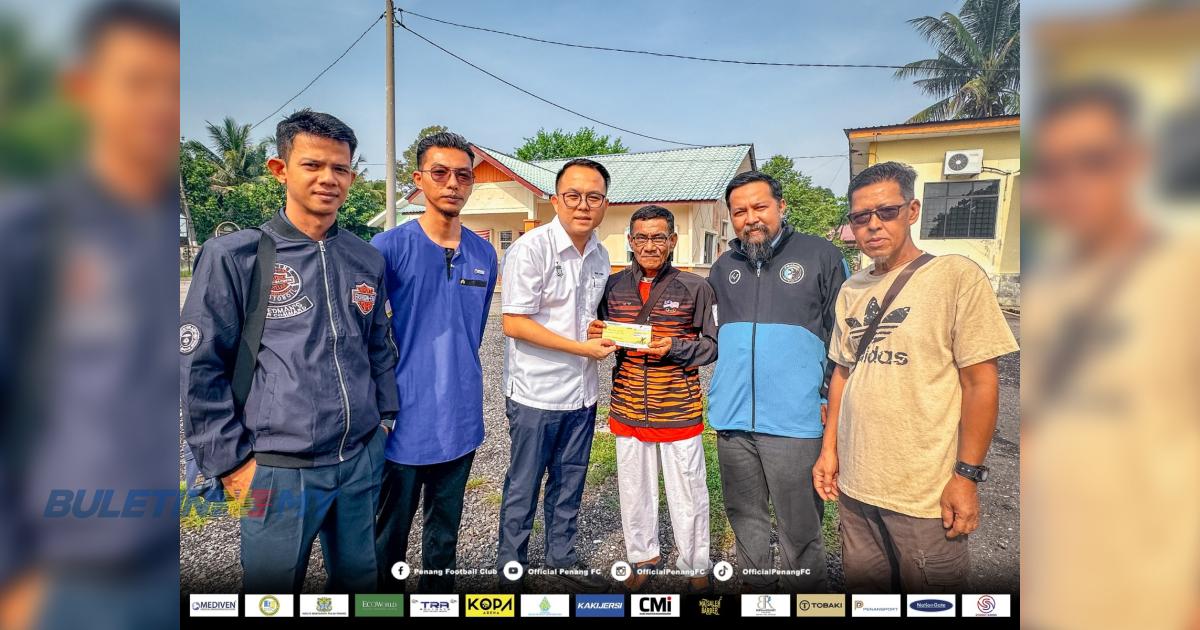Keluarga Faisal Halim terima sumbangan dari Pulau Pinang