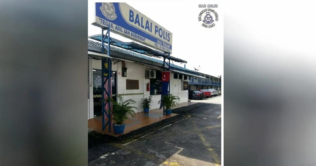 Lelaki bertopeng serang Balai Polis Ulu Tiram