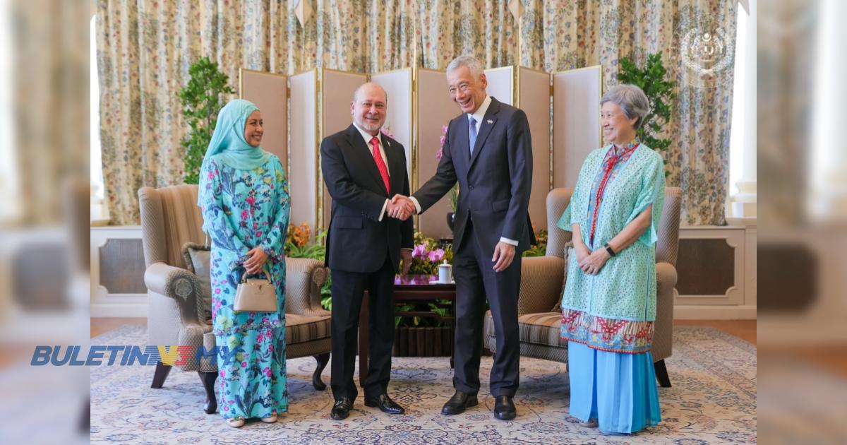Agong zahir ucapan terima kasih kepada PM Lee kerana jadi rakan karib Malaysia