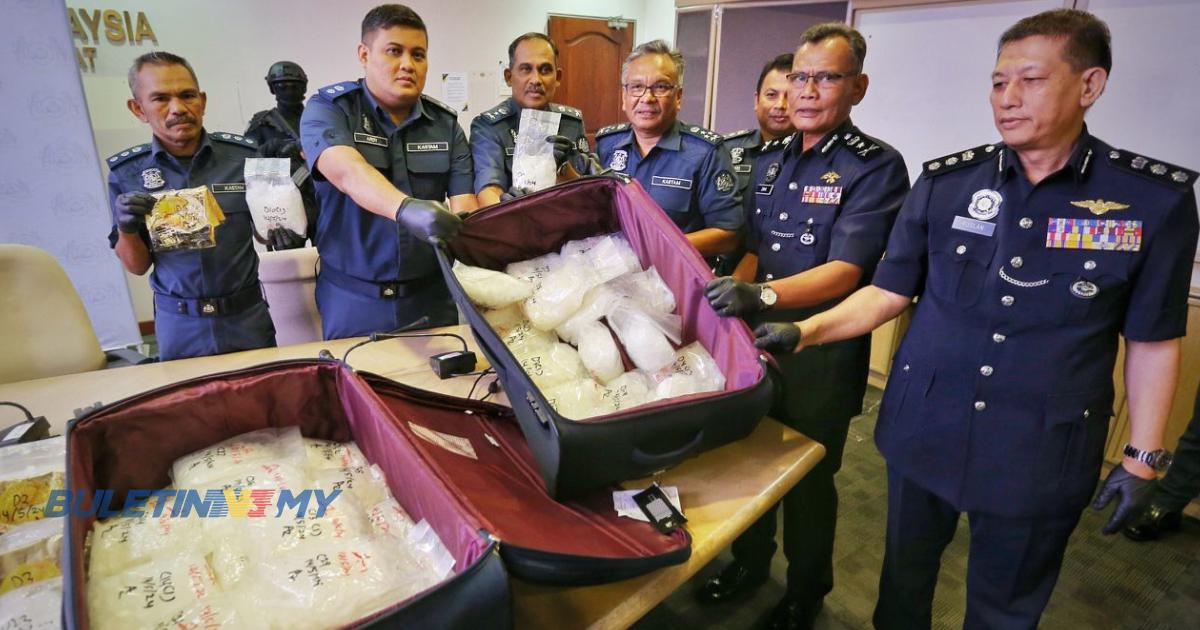 Methaphetamine bernilai hampir RM5 juta dirampas