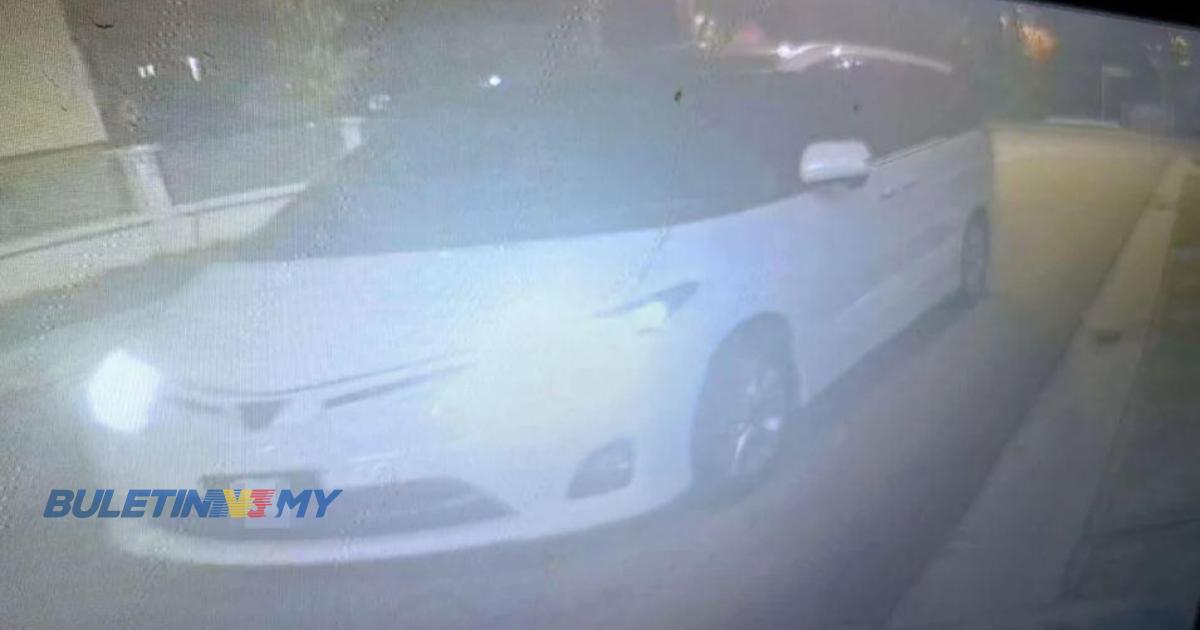 Rakaman CCTV kereta suspek pecah masuk rumah Khuzaimi tersebar