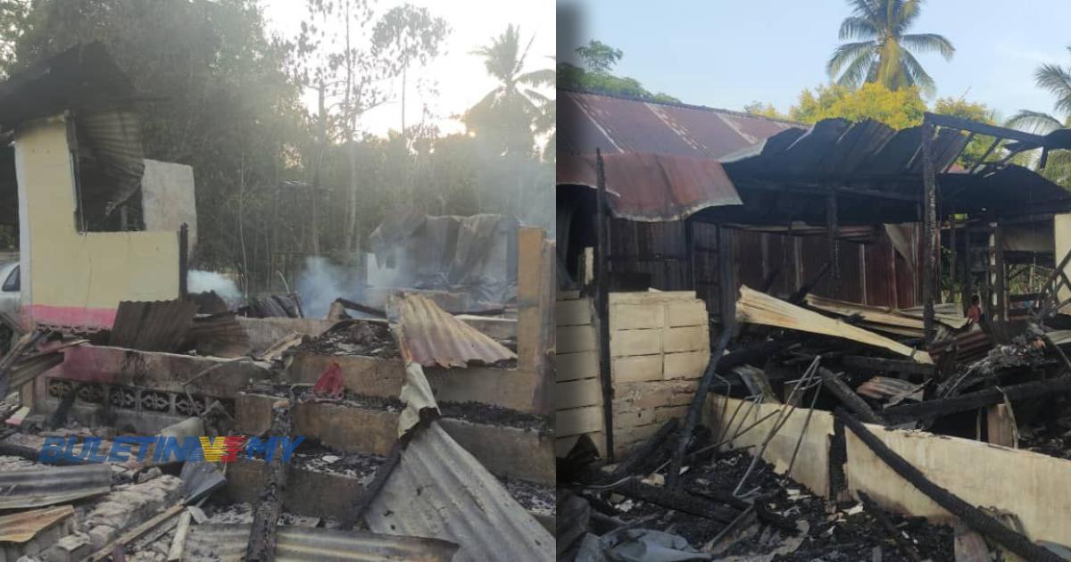 [VIDEO] Rumah terbakar: Bunyi letupan selamatkan nyawa enam beranak