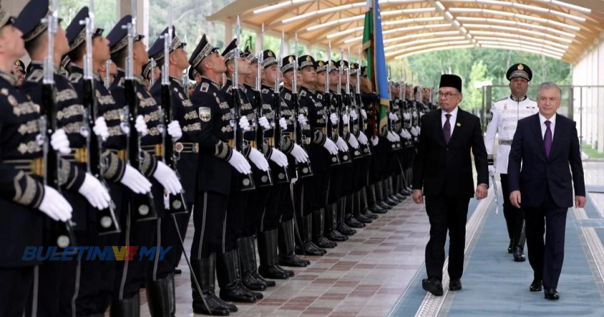 PM diberikan sambutan rasmi sempena lawatan ke Uzbekistan