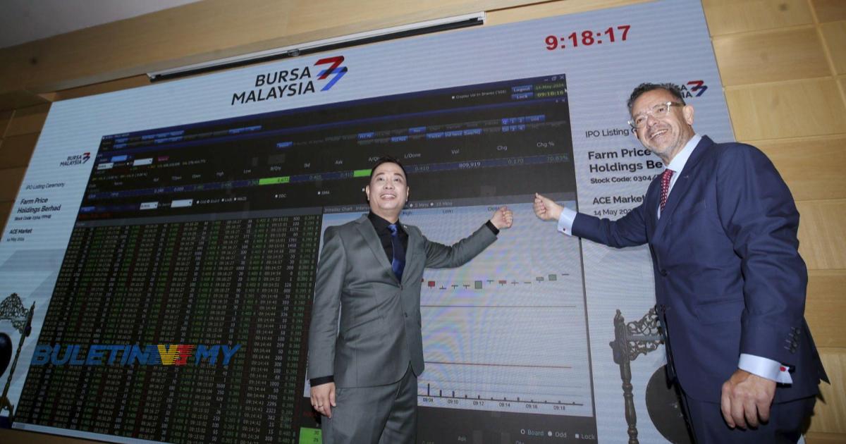 Saham Farm Price bermula cemerlang di Bursa Malaysia