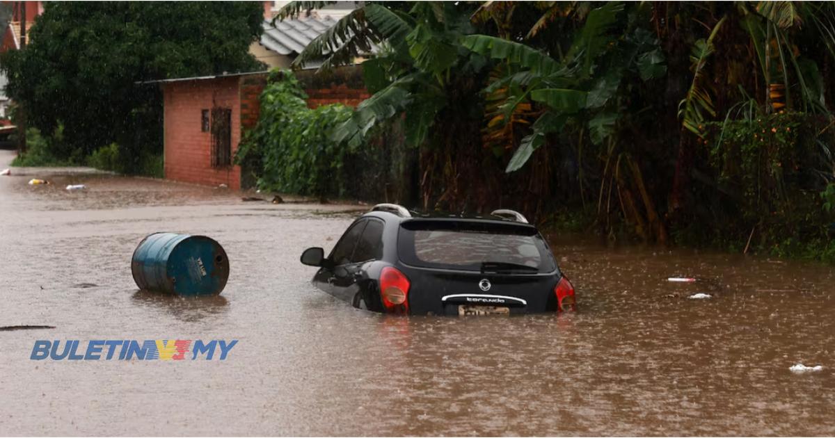 10 maut, 21 hilang dalam ribut di Brazil