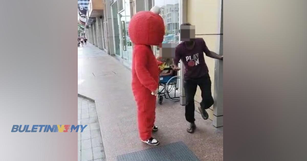 Polis siasat video tular ‘Elmo’ belasah lelaki hingga cedera