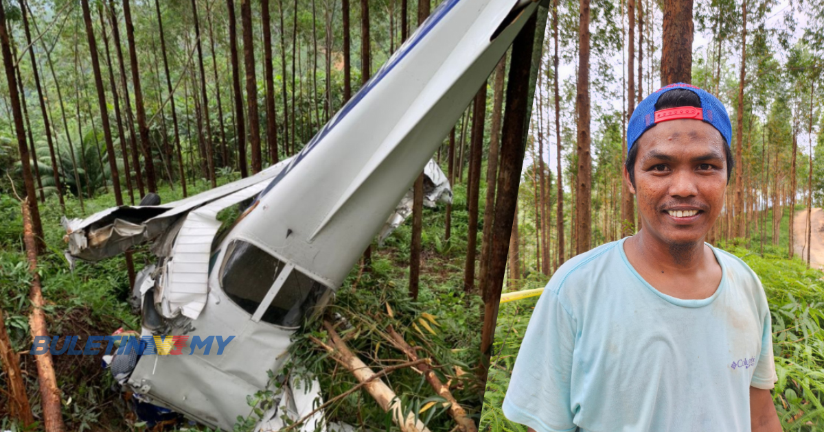 Pesawat Terhempas: Penyelia ladang wira selamatkan mangsa