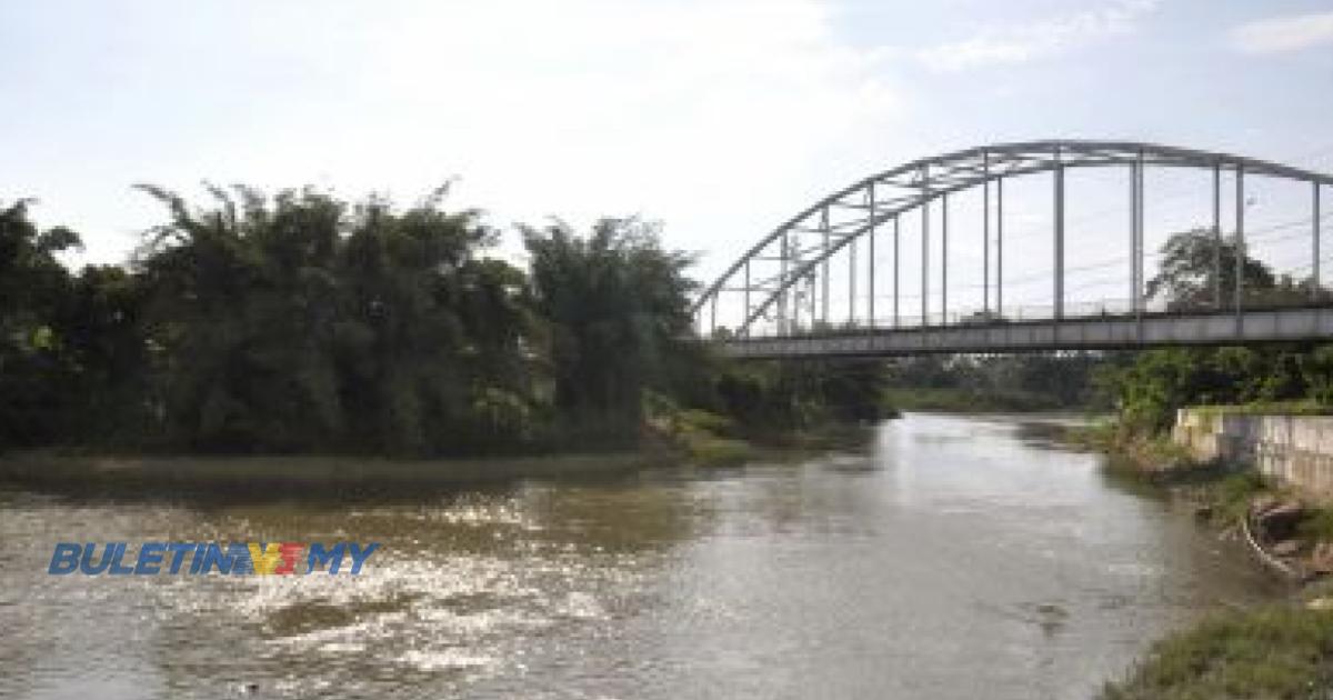 Sungai Tamparuli masih cetek walaupun hujan lebat sejak awal bulan