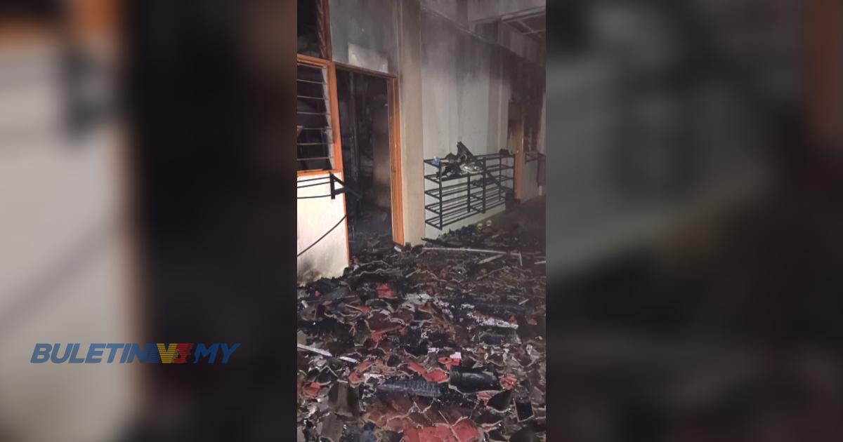 [VIDEO] Asrama lelaki Sekolah Menengah Sains Hulu Terengganu terbakar lagi