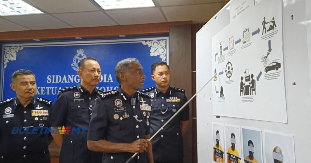 Polis Johor bongkar sindiket ‘ejen insurans’ bunuh pencarum