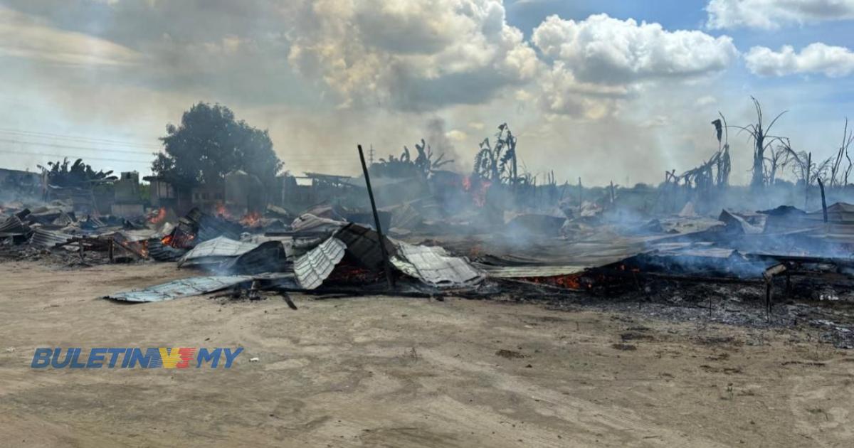 325 penghuni sayu rumah panjang musnah terbakar di hari kedua Gawai