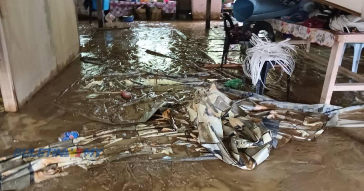 2 kampung masyarakat Penan dilanda banjir kilat